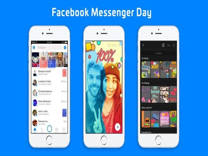 El 'Messenger Day' permite compartir videos y fotos que solo durarán 24 horas.