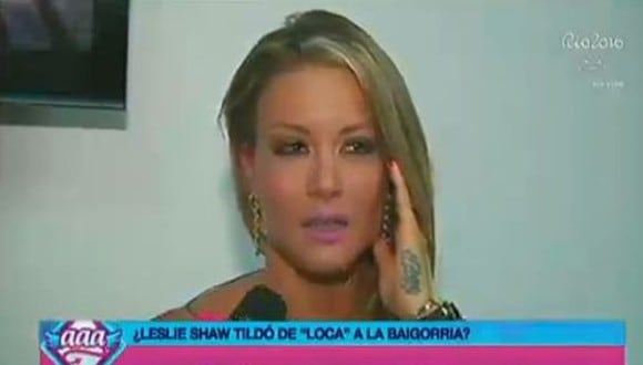 Alejandra Baigorria: Leslie Shaw minimizó expresiones contra ella, pero se disculpó