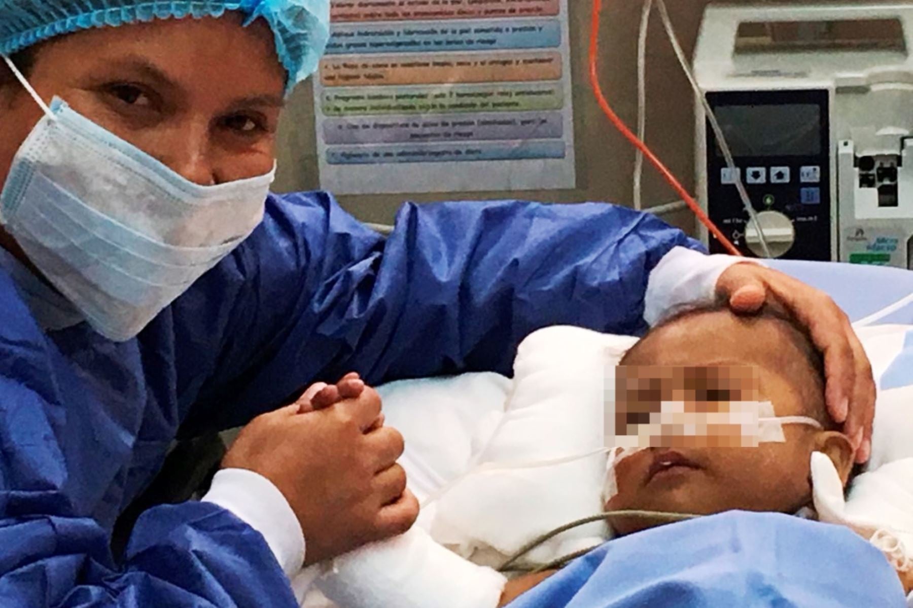 Niño de 9 meses de nacido recibe trasplante de hígado en EsSalud.
