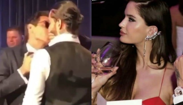 Novia de Maluma reacciona así luego de que Marc Anthony le robara un beso al colombiano