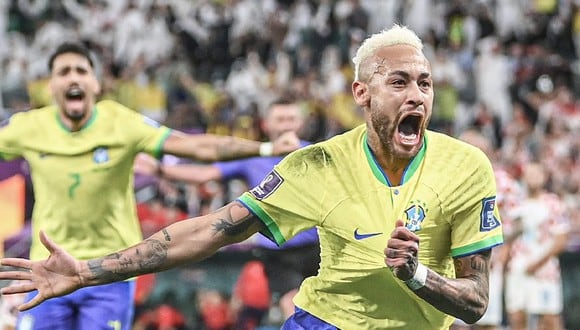Neymar fue el autor del gol del 1-0 del partido entre Brasil vs. Croacia. (Foto: Agencias)