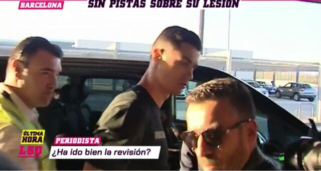 Cristiano Ronaldo llegó a recuperarse a clínica de Barcelona