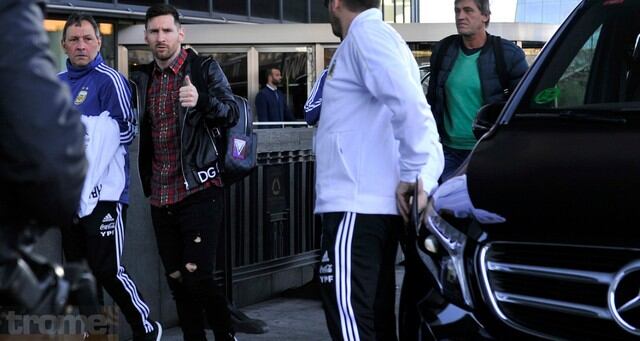 Lionel Messi no es el más feliz entrenando con Argentina en concentración de Real Madrid