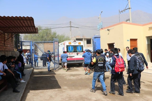 Chosica: 40 escolares se intoxicaron por fuga de gases tóxicos