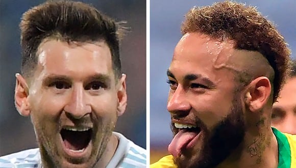 Lionel Messi y Neymar son los mejores jugadores de la Copa América para Conmebol. (Foto: AFP)