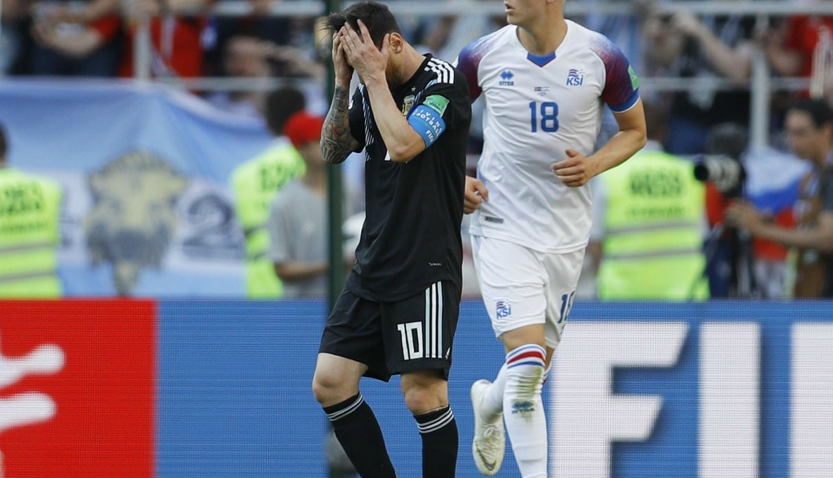 Brasileros se burlaron de los argentinos cuando Islandia convirtió el empate.