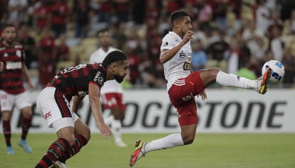 Christofer Gonzales anotó un tanto en cinco partidos de la actual Libertadores. (Foto: EFE)