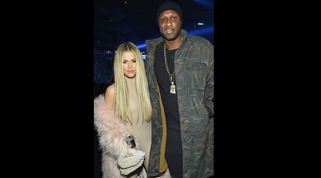 Khloe Kardashian y Lamar Odom fueron vistos en un concierto de Kanye West. (AFP)
