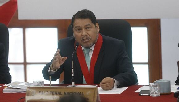 Magistrado César Sahuanay, presidente de la Corte Superior Nacional de Justicia Penal Especializada (CSN).