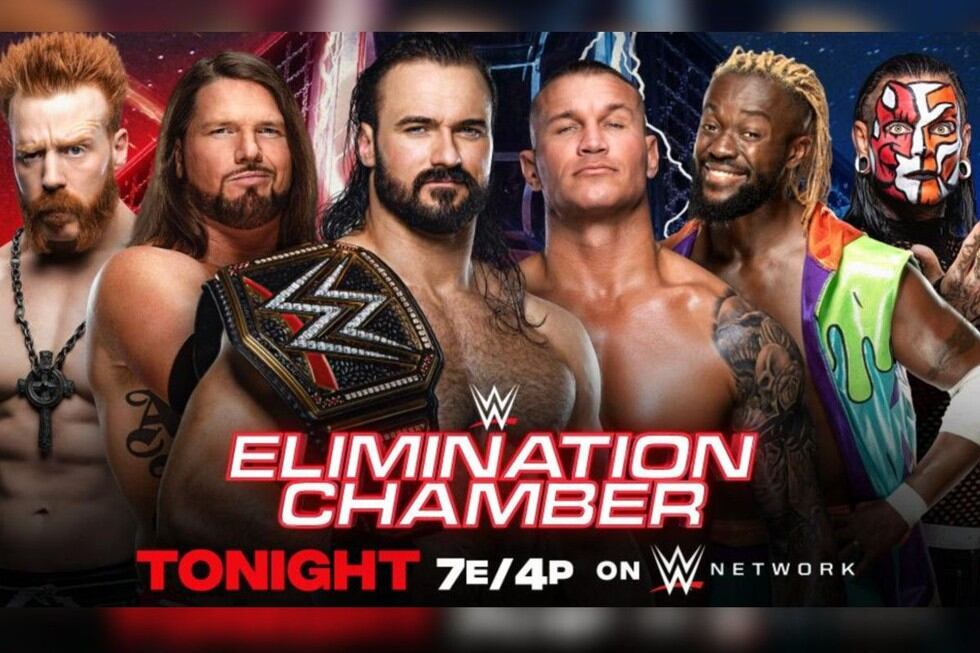 En esta ocasión tendremos dos luchas en la Cámara de la Eliminación. (WWE Eliminaton Chamber)