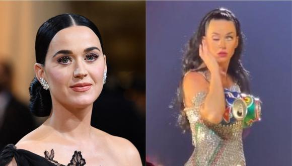 Katy Perry se pronuncia luego de preocupar a sus fans con su ojo que se le cerrara en pleno concierto. (Foto: AFP / Captura de video)