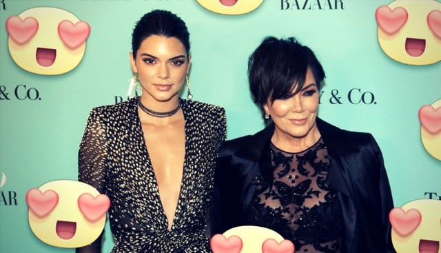 Kendall Jenner, sin dudas, ama a su mamá. (Composición: Trome.pe / Fotos: AFP)