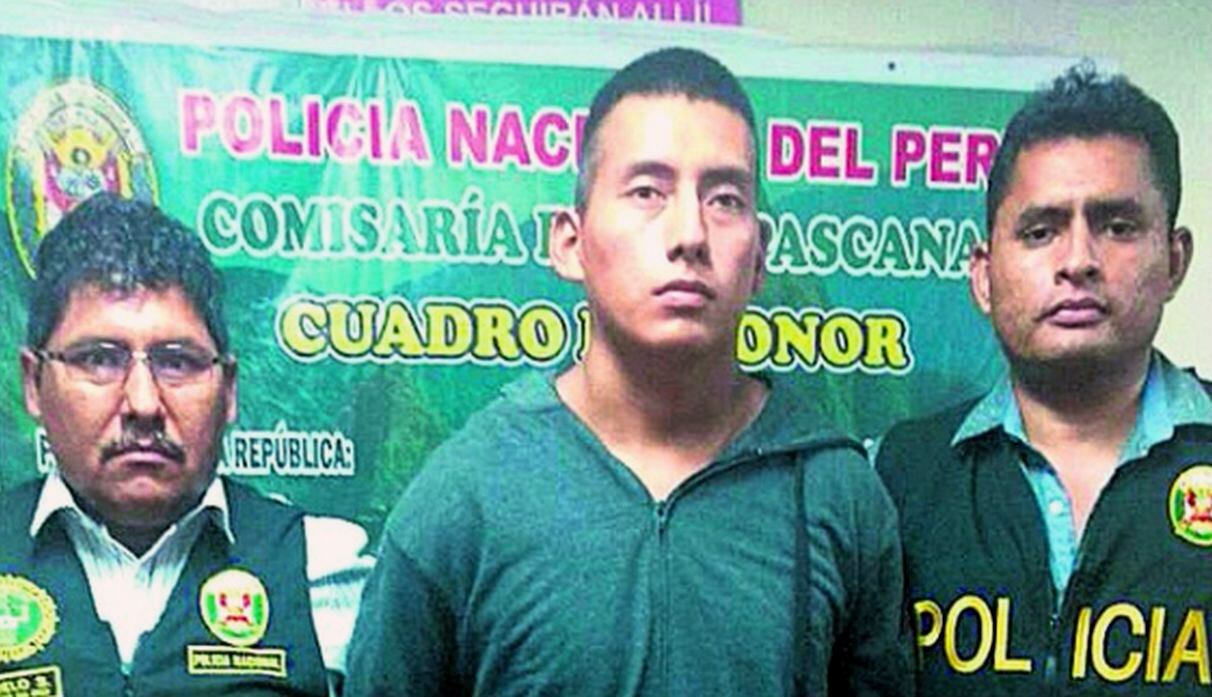 Gherson Eladio Garay Astochado (21) fue acusado de violar y amenazar a una menor de 16 años en Comas