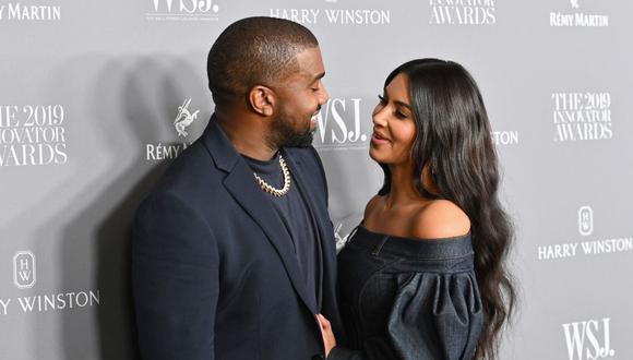 Kanye West y Kim Kardashian tuvieron un matrimonio de siete años, y tienen cuatro hijos. (Foto: Angela Weiss / AFP)