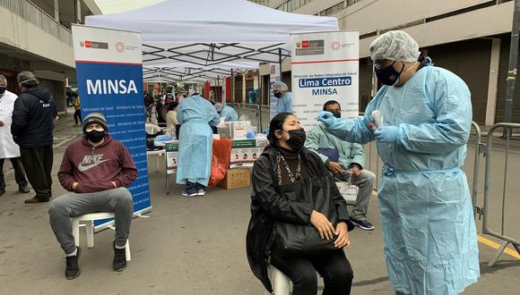 Conoce los lugares de Lima y Callao que realizan pruebas gratuitas de descarte de coronavirus. (Foto: Minsa)
