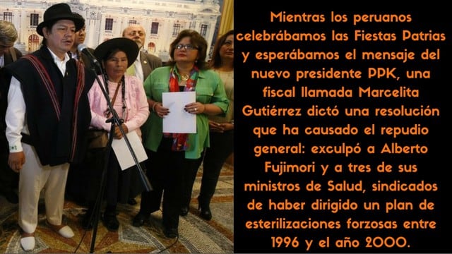 Alberto Fujimori y las esterilizaciones forzadas.