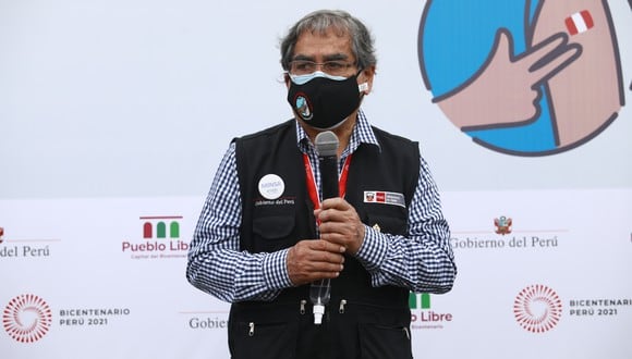 El ministro de Salud, Óscar Ugarte, detalló sobre la llegada de más vacunas al Perú. (Foto: Archivo GEC)