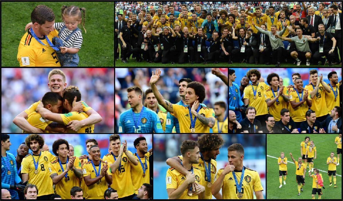 Bélgica ríe y celebra con dignidad el tercer lugar del Mundial: El mejor juego, mereció mejor suerte | FOTOS | VIDEO