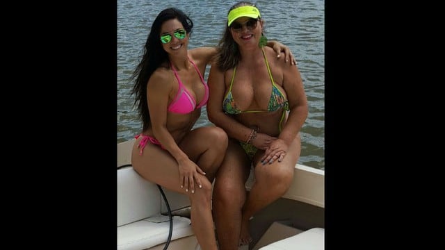 Paloma Fiuza y su madre mostraron sus curvas envueltas en diminutos bikinis durante sus vacaciones en Brasil. (Fotos: Instagram)
