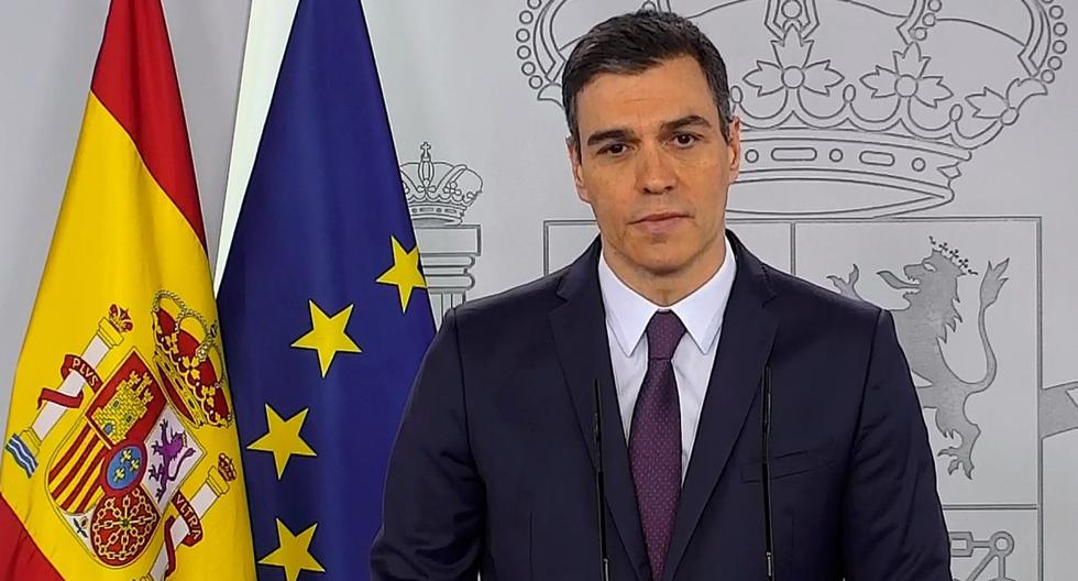 Pedro Sánchez anunció que quiere pedir al Congreso de los Diputados una ultima prórroga “de alrededor de un mes” del estado de alarma por el coronavirus en España. (EFE/Moncloa).