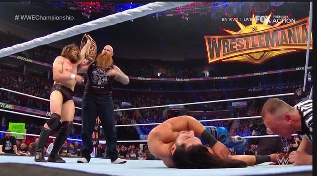 Daniel Bryan retuvo el título de WWE. (Captura TV)