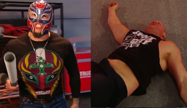 Rey Mysterio quiere el campeonato de WWE. (Captura Fox Sports 2)
