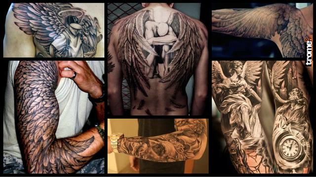 Tatuajes para hombres: muchos buscan un signficado para sus diseños, esta vez te presentamos unos de ángeles y su explicación.