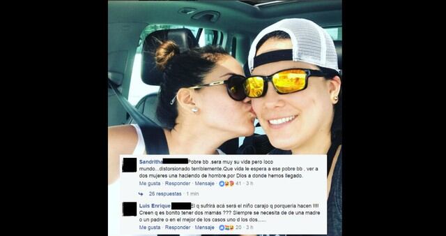 Los comentarios homofóbicos y en contra de Katy García no se hicieron esperar luego que exbailarina anunciara su embarazo. (Fotos: Trome)