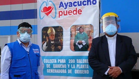 Ayacucho:  con donativos de ciudadanos y empresarios de buen corazón se logró alcanzar la meta de un millón de soles. (Foto: Ayacucho Puede)