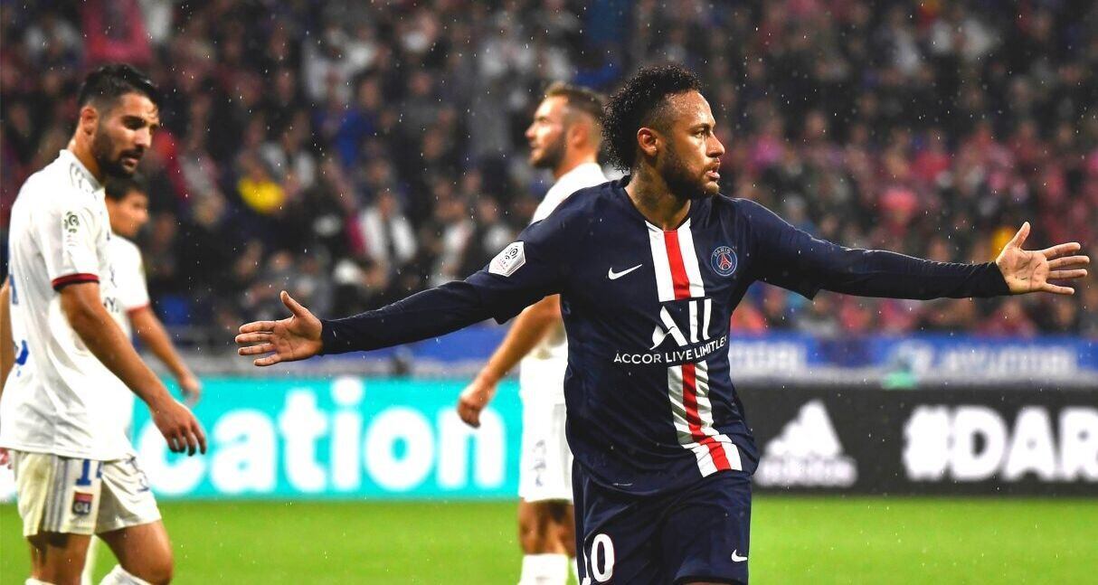 Neymar salva al PSG en su visita al Lyon