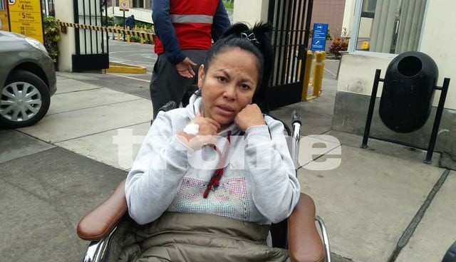 Martha Chuquipiondo, la 'Mujer boa', sufrió accidente vehicular en Pueblo Libre. Foto: Mónica Rochabrum