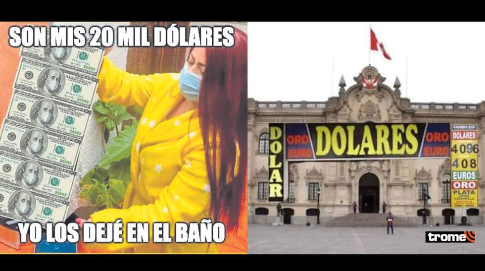 Memes del ‘Watergate peruano’: Bruno Pacheco y los 20 mil dólares que escondía en baño de Palacio (Foto: Trome)