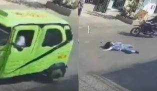 Los Olivos: mujer se resiste a robo y es arrastrada por mototaxi