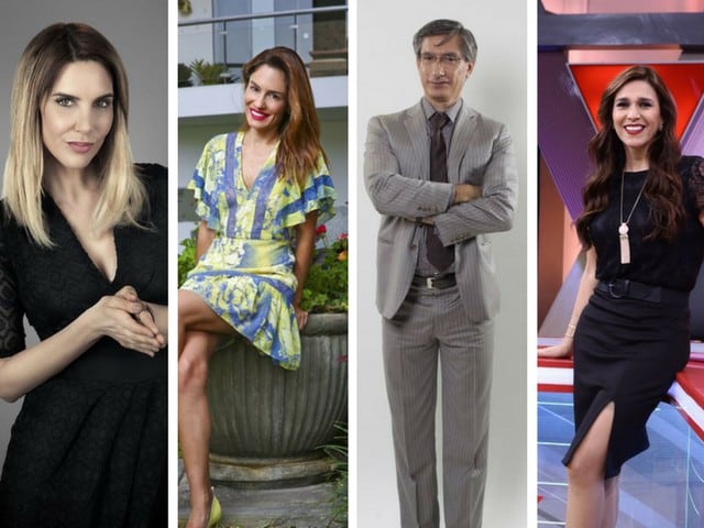 Juliana Oxenford, Mávila Huertas, Verónica Linares y Federico Salazar ahora