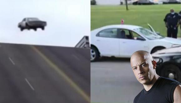 Un conductor creyó que se encontraba en una película de acción y saltó un puente levadizo con su auto a toda velocidad. | Crédito: Click On Detroit | Local 4 | WDIV / IMDB.