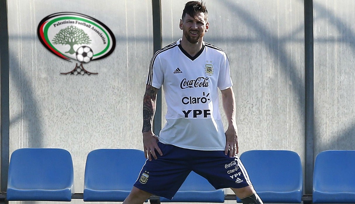 Lionel Messi es amenazado por la Federación Palestina de Fútbol.