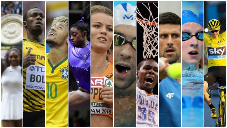 En los Juegos Olímpicos Río 2016 participarán deportistas reconocidos como Serena Williams, Djokovic, Bolt, Neymar, entre otros (Fotos: Agencias)