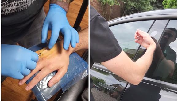 Un hombre viralizó el video en donde abre su coche con un chip que tiene en la mano. (Foto: dondula7 / Youtube)