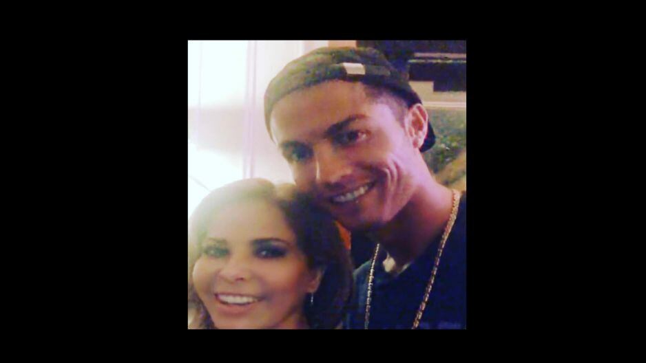 Gloria Trevi se luce junto a Cristiano Ronaldo en Instagram.