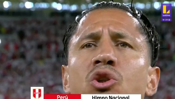 El himno nacional del Perú se escuchó en el Estadio Ahmad bin Ali. Foto: Latina.