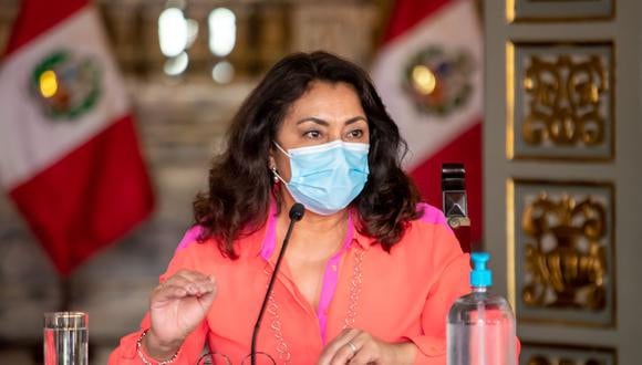 Violeta Bermúdez descartó que los miembros de mesa puedan recibir la vacuna contra el coronavirus antes del 11 de abril. (Foto: PCM)