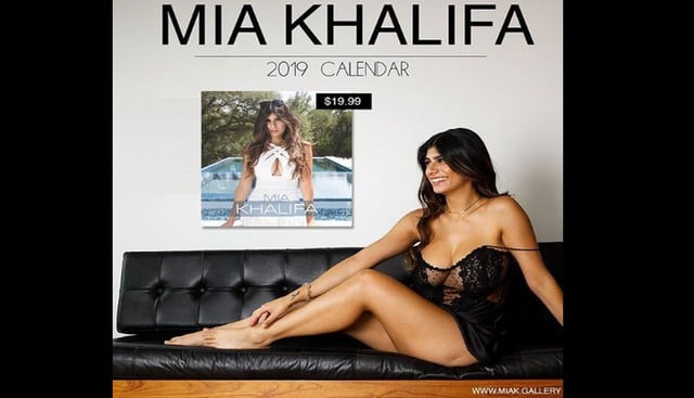 Mia Khalifa sorprende con calendario y muestra las imperfecciones de su cuerpo. (Fotos: Instagram)
