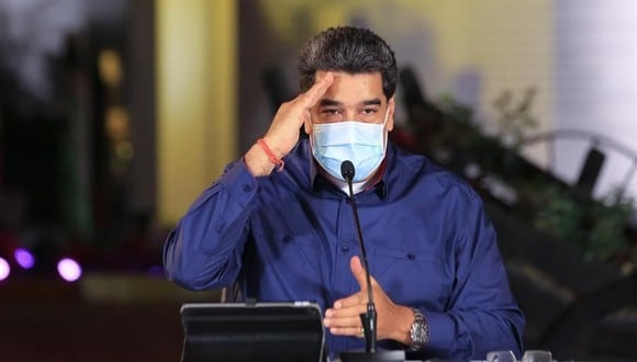 El presidente venezolano Nicolás Maduro habla durante una conferencia de prensa en Caracas, Venezuela. (EFE).
