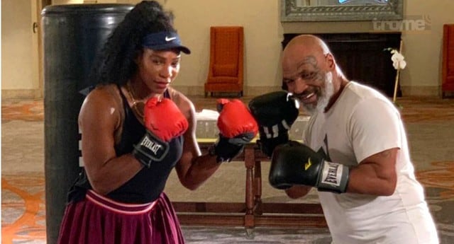 Mike Tyson y Serena Williams