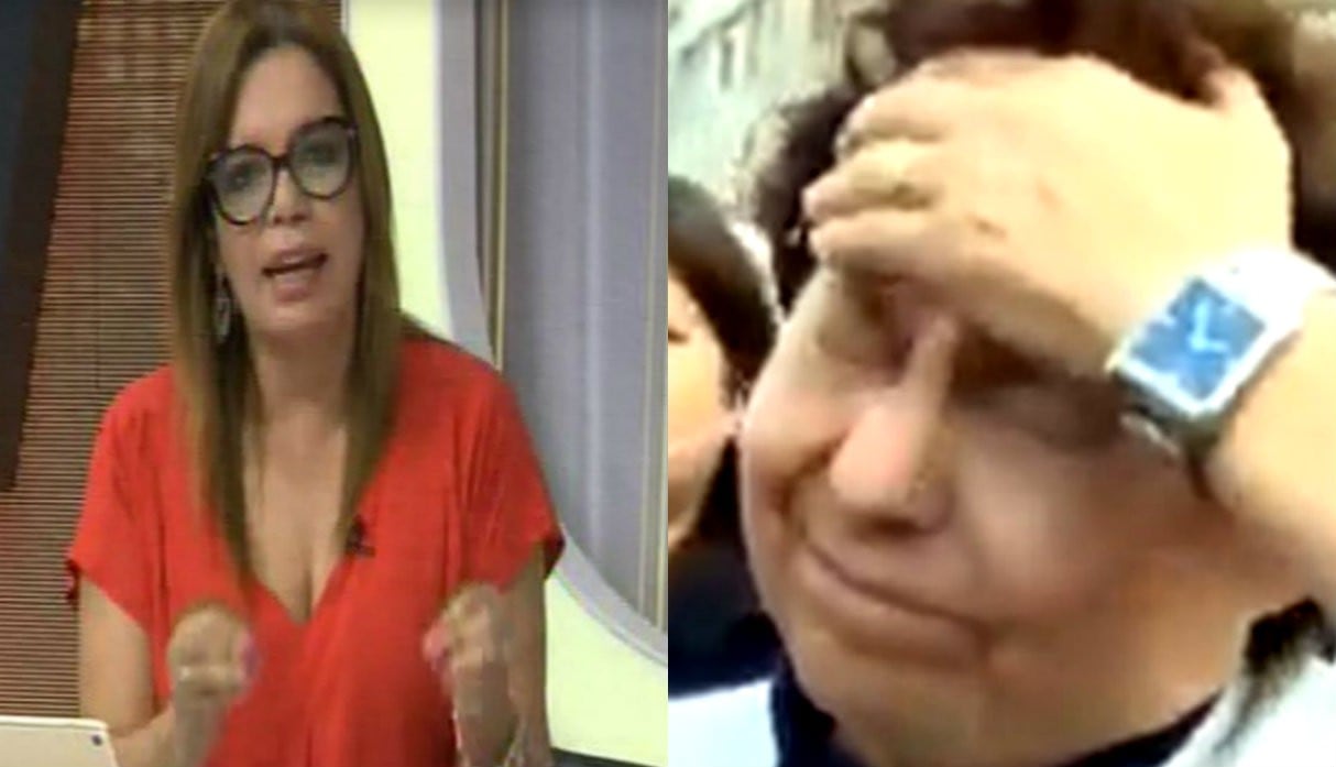 Milagros Leiva le pide a Susel Paredes que se dirija a mafias. Foto: Captura de pantalla de ATV Noticias