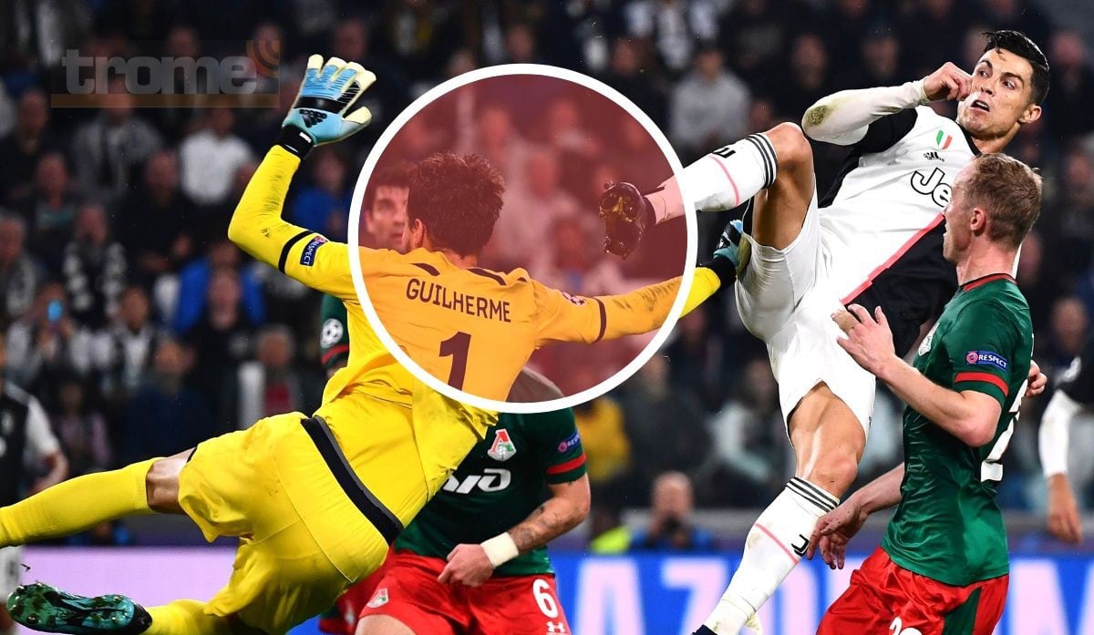 Terrible patada de Cristiano Ronaldo en el Juventus vs  Lokomotiv
