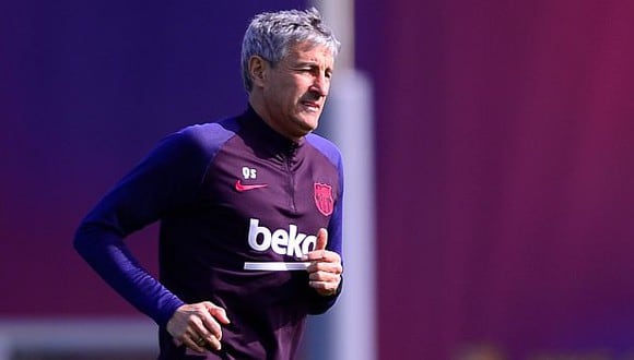 Quique Setién es entrenador del FC Barcelona desde enero del 2020. (Foto: AFP)
