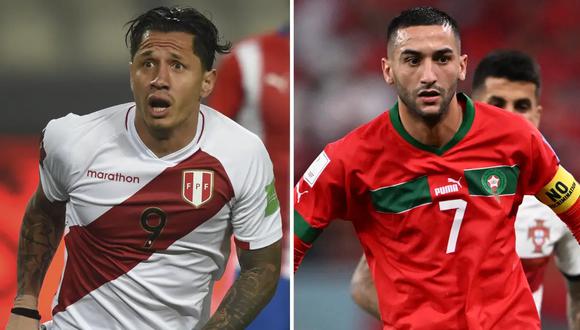 Sigue el partido entre Perú vs. Marruecos en vivo y en directo este martes 28 de marzo vía América TV, ATV y Movistar Deportes por un amistoso de fecha FIFA desde España. (Foto: AFP)