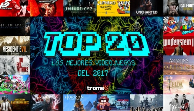 Recuento 2017: Top 20 de los mejores videojuegos del año