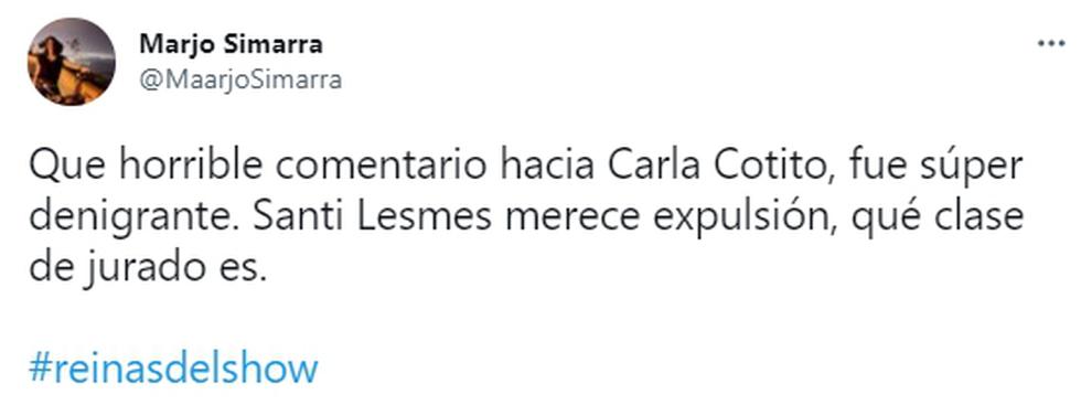 Críticas a Santi Lesmes por comentarios a Cotito